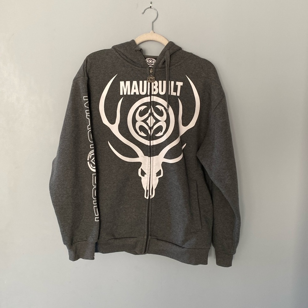Maui Built zip up hoodie
